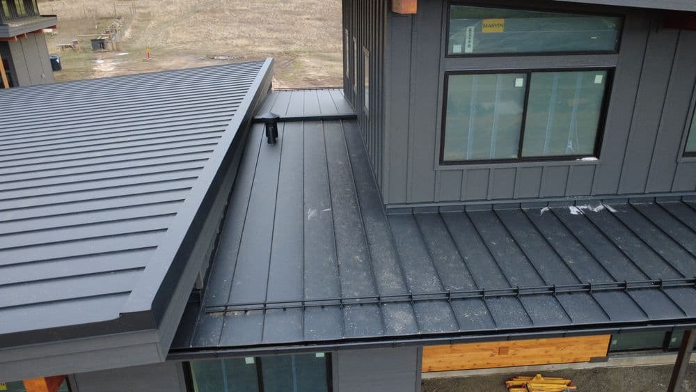Gallery photos for Standing Seam Metal Roof Installation: Image #1