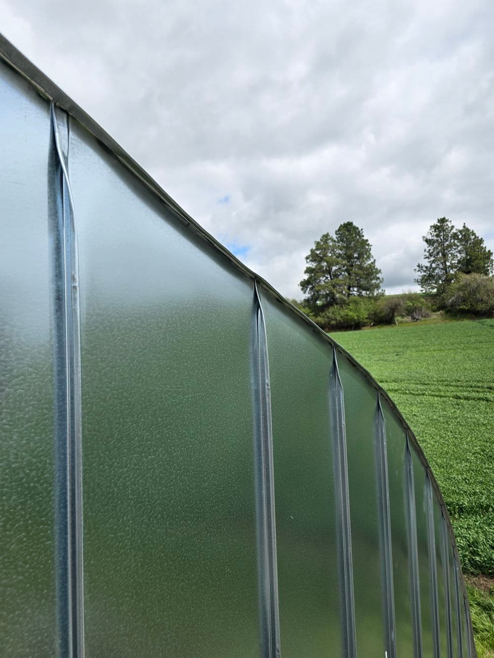 Gallery photos for Curved Panel Metal Roof on a Quonset Hut in Potlatch: Image #2