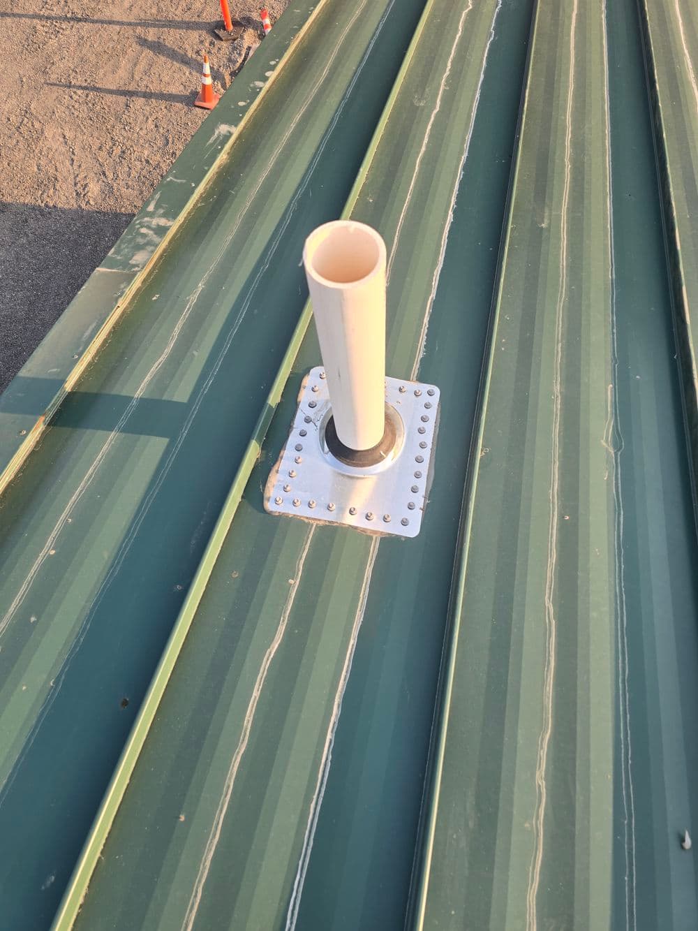 Gallery photos for Double Locked Wood Stove Pipe Flashing Built to Last: Image #4