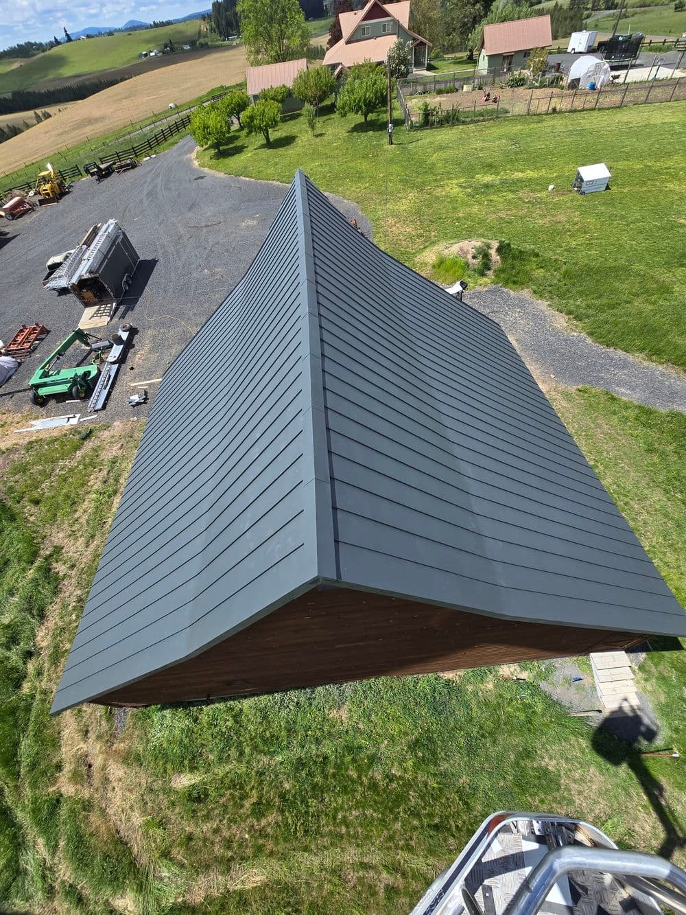 Gallery photos for Historic 1900s Barn Gets a New Metal Roof in Deary Idaho: Image #2